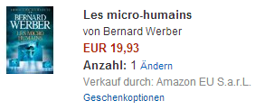 Bernard Werber - Les micro humains - Amazon.de