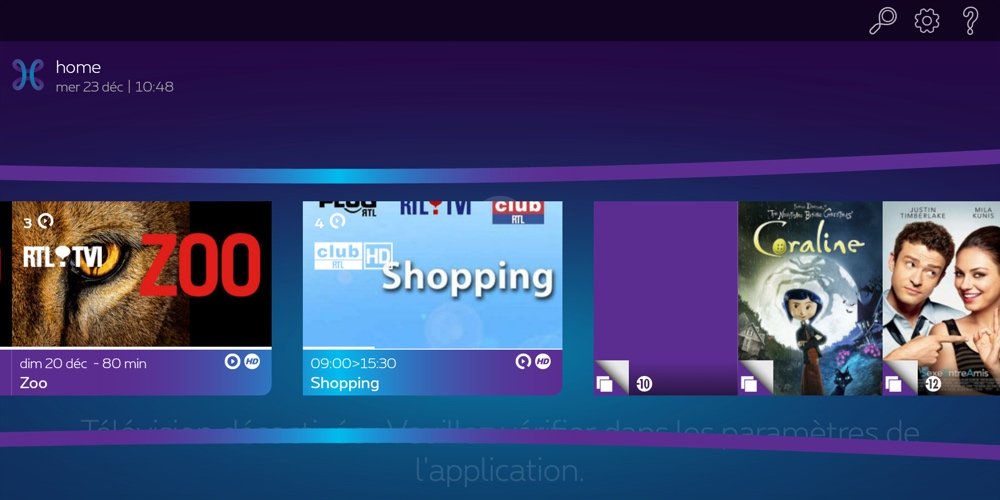 Proximus TV, La nouvelle application sur smartphone et tablette